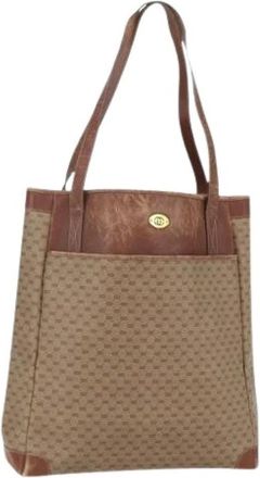 Gucci Pre-owned Vintage Plastic Tote Bag - Dames - Vintage Shopper - Beige - ONE Size - Vintage
