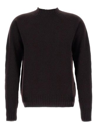 Drumohr wool crew-neck sweater - women - Wool - S - Brown