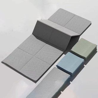OEM Esterilla De Yoga Plegable, Esterilla De Yoga, Esterilla De Viaje Antideslizante, Esterilla De Pilates Plegable Port&aacute;til, Material Tpe, Gris