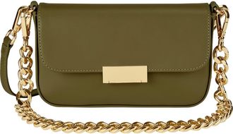 Gigi New York EDIE SHOULDER BAG in Olive at Nordstrom