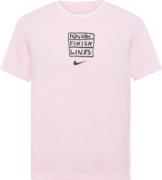 Nike Dri-fit Casual Sports Running Short Sleeve Pink AO0630-663
