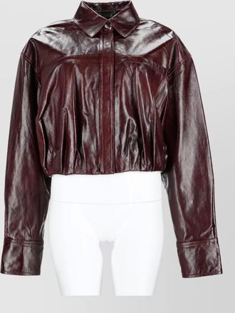 Sportmax lamb leather coat