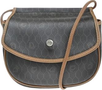 Dior Pre-owned Cross Body Bags, female, Brown, Size: ONE SIZE Pre-owned Vintage Honeycomb Shoulder Bag
