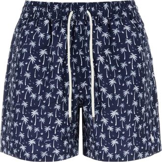 Polo Ralph Lauren Palmboomprint Zwemshort - Heren - Strandmode - Blauw - XL - Polyester - Badmode