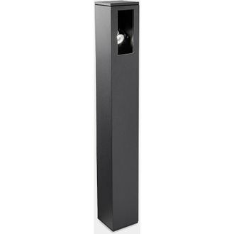 Leds - C4 Baliza Ip66 Way 1000mm Gu10 8w Gris Urbano 271lm