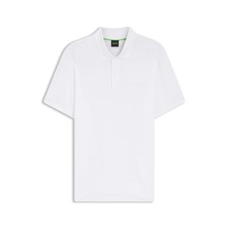 BOSS Porsche x polo shirt in mercerized cotton