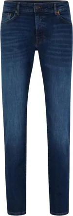 HUGO BOSS Heren, Jeans, Blauw, Maat: 3XS Katoen