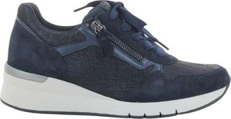 Gabor Blauwe Damesschoenen - Dames - Sneakers - Blauw - 44 EU - Schoenen