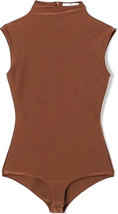Sportmax Stijlvolle Bodywear voor actieve levensstijl - Dames - Bodies - Bruin - M - Tops