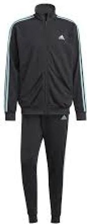 adidas 3-Stripes Tricot Trainingspak - Heren - Trainingspakken - Zwart - XS - Polyester - Fitness