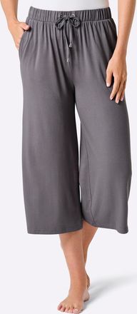Feel Good 7/8-Hose FEEL GOOD, Damen, Gr. 36/38, Normalgr&ouml;ssen, anthrazit, 95% Viskose, 5% Elasthan, unifarben, Hosen 7/8-Hose