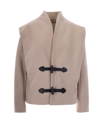 Isabel Marant Natural Mock Collar Jacket