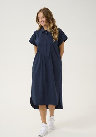 Culture Jurk Oversize fit Blue Iris blue