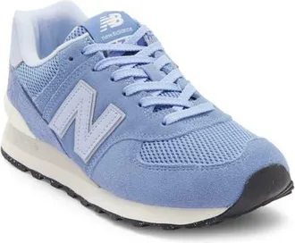 New Balance 574 Sneaker in Blue Indigo/nb White at Nordstrom, Size 5.5