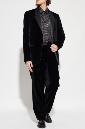 Fendi Slim-fit Blazer, Mens, Black