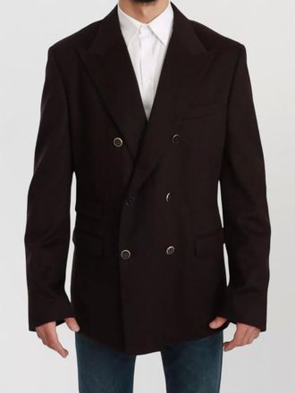 Dolce & Gabbana cashmere double-breasted blazer