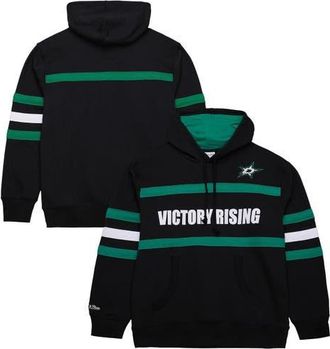 Mitchell & Ness Mens Mitchell & Ness Black Dallas Stars Head Coach Slogan Pullover Hoodie at Nordstrom, Size X-Large