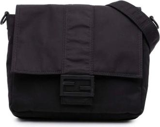 Fendi Pre-owned Cross Body Bags, female, Black, Size: ONE SIZE Pre-owned Nylon fendi-bags