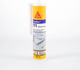 Sika Lote De 4 Unidades Sikaflex-111 Stick&seal Gris Hormig&oacute;n 290 Ml Cartucho Sika