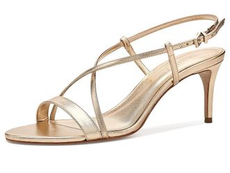 Schutz Avaline Womens Sandals Platinum : 10.5 M, Leather