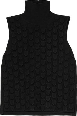 Maliparmi Top a collo alto - Nero