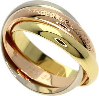 Cartier Yellow Gold (18K) Pink Gold (18K) White Gold (18K) Band Ring (Pre-Owned)