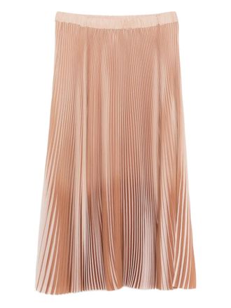 Fabiana Filippi pleated midi skirt - Neutrals