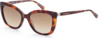 Longchamp Womens 54 mm Brown Sunglasses