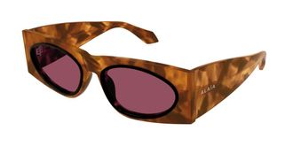 Alaia AA0085S 003 Womens Sunglasses Tortoiseshell Size 57