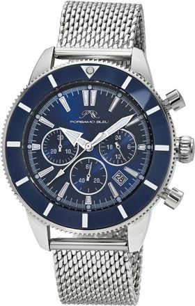 Porsamo Bleu Brandon Chronograph Quartz Blue Dial Mens Watch 1011FBRS
