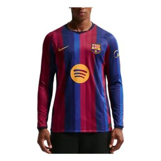 Nike x F.C. Barcelona 2026/27 Stadium Home Dri-FIT Replica T-Shirt Deep Garnet Blue Void Mineral Yellow IR0044-683