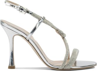 Ninalilou Pumps - Dames - Sandalen met hakken - Grijs - 36 EU - Leer - Schoenen