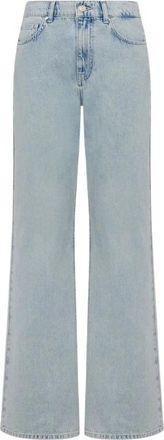 Moschino Jeans - Dames - Flared Jeans - Blauw - W25 - Jeans