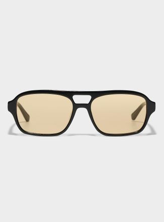 MessyWeekend Burt rectangular double-bridge sunglasses