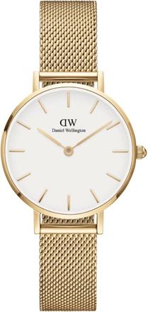 Daniel Wellington Gouden Petite Ever Dameshorloge - Dames - Horloges - Wit - ONE Size - Accessoires
