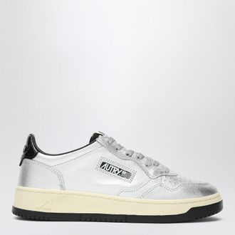 Autry Sneaker Medalist in silver leather