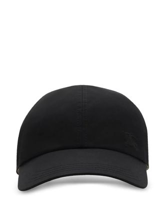 Burberry Gabardine honkbalpet - Zwart