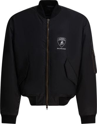 Balenciaga Zwarte Bomberjack Aw 25 - Heren - Bomber jackets - Zwart - M - Jassen