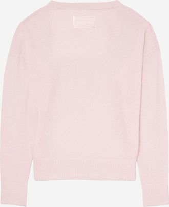 Balenciaga Womens Sweater Cashmere Pink