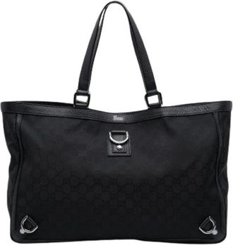 Gucci Pre-owned Tote Bags, female, Black, Size: ONE SIZE Pre-owned Tote Bag