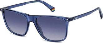 Polaroid Zonnebrillen - Heren - Zonnebrillen - Blauw - 55 MM - Accessoires