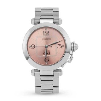 Cartier Pre-owned Cartier Pasha Automatic Pink Dial Unisex Watch W31058M7