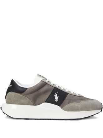 Polo Ralph Lauren Train 89 suede panelled sneakers - Grey