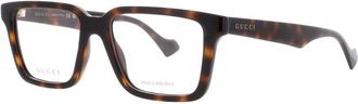 Gucci Mens Brown Oval Eyeglass Frames Gg1729O