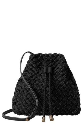 Naghedi Medium Gramercy Bucket Bag in Jet at Nordstrom