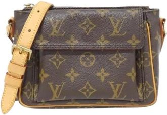 Louis Vuitton Pre-owned Cross Body Bags, female, Brown, Size: ONE SIZE Pre-owned Monogram Viva Cite Shoulder Bag