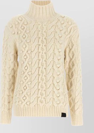 Stella McCartney virgin wool cable-knit turtleneck jumper