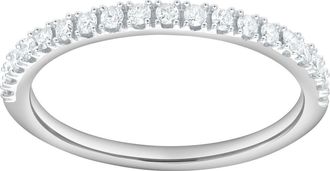LuvMyJewelry Lunessa 14K Diamond Band - 0.20 ct in 14K White Gold at Nordstrom, Size 5.5