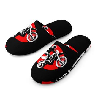 Generic Dirt Motorcycle Mountain Bike Mens House Slippers Slip Indoor Slipper On Shoes Warm Outdoor