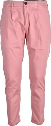 Department Five Katoen Elastaan Broek - Heren - Chinos - Roze - W34 - Katoen - Broeken
